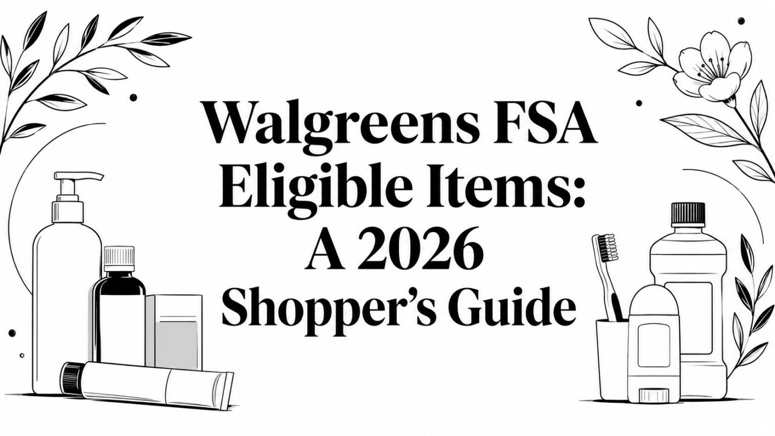 Fsa Items Walgreens FSA Eligible Items: A 2026 Shopper's Guide